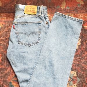 Men's Light Wash 505 Levis Perfect for Cropping
